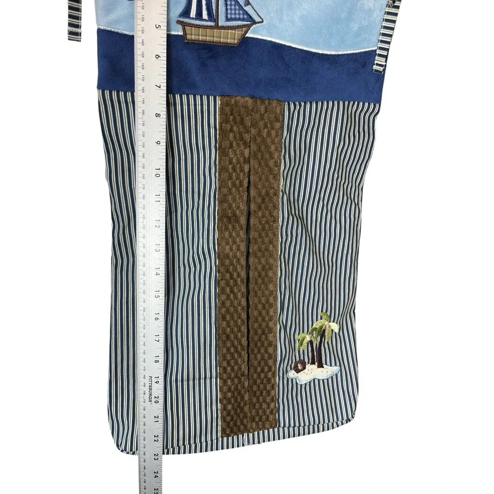 Nojo Sail Boat baby‎ diaper Stacker Nautical Beach Tropical Nursery Decor 2009